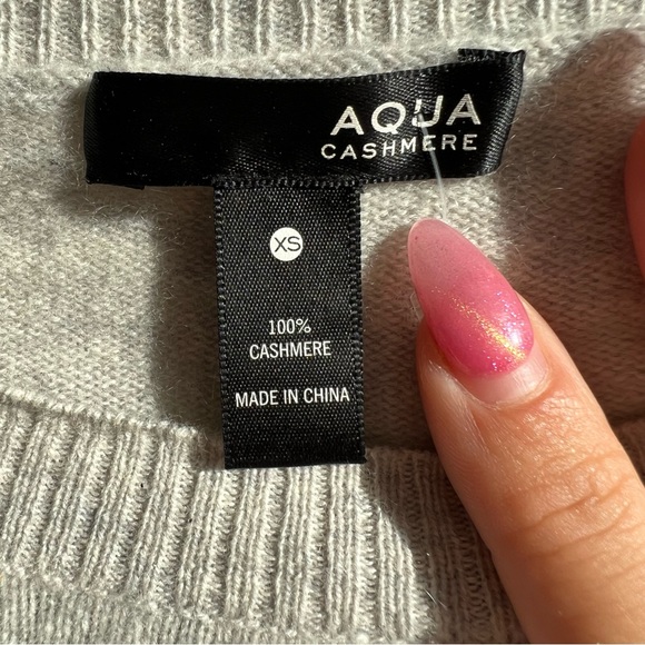 100% Cashmere Aqua Amsterdam Bicycle grey sweater - Picture 5 of 5